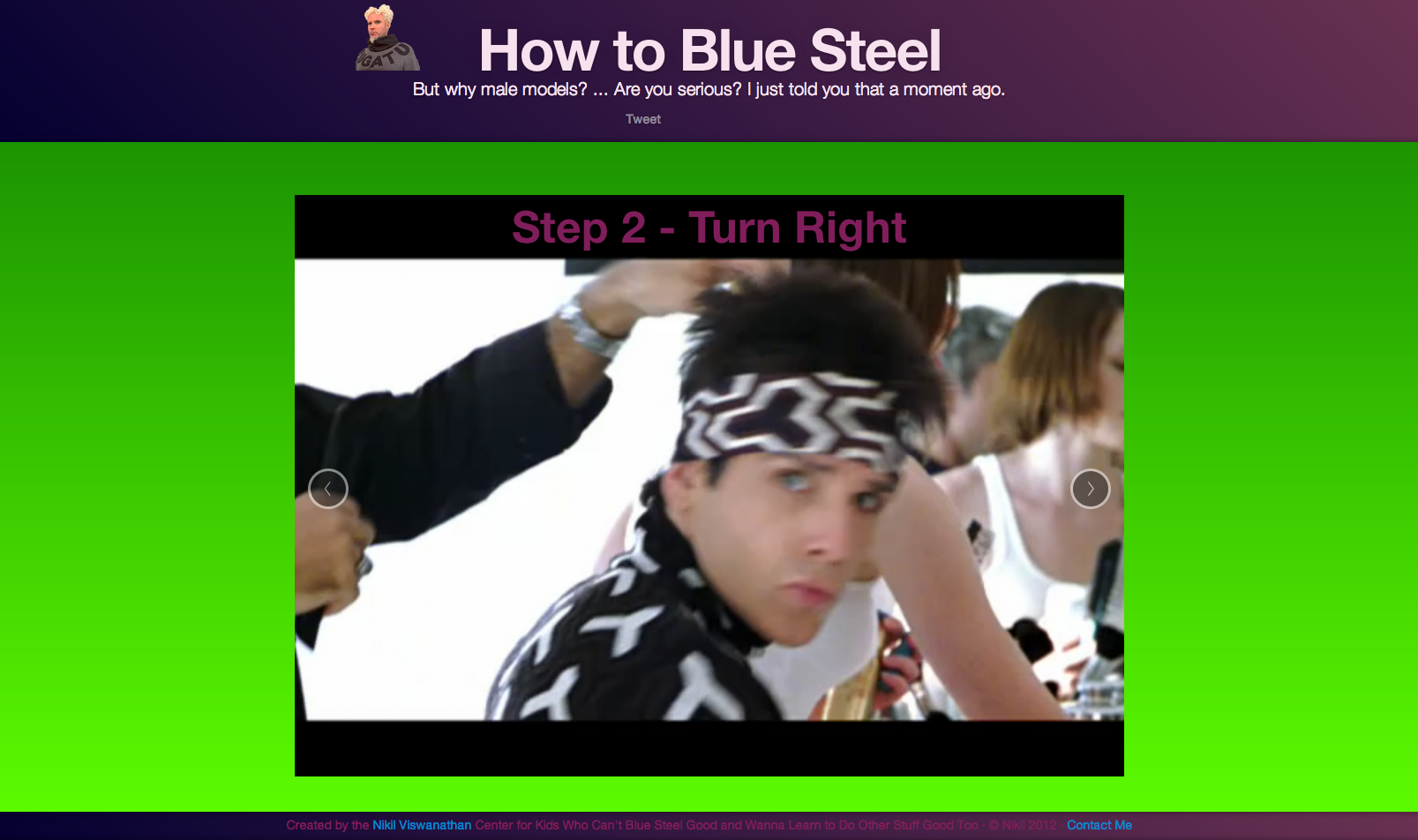 How To Blue Steel main image